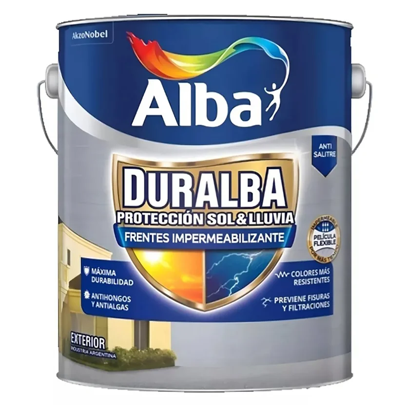 Impermeabilizante Duralba frentes blanco 4 L